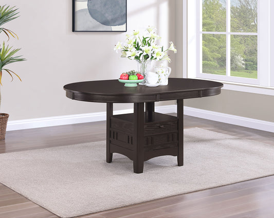 Lavon Dining Table with Storage Espresso