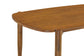 Dortch Oval Solid Wood Dining Table Walnut