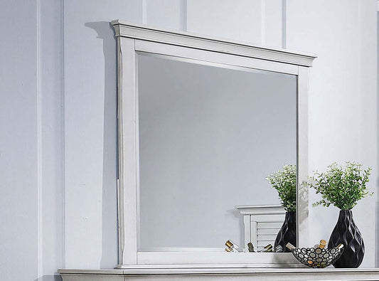 Franco Rectangular Dresser Mirror Antique White