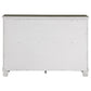 Lilith 7-drawer Dresser Distressed Grey and White