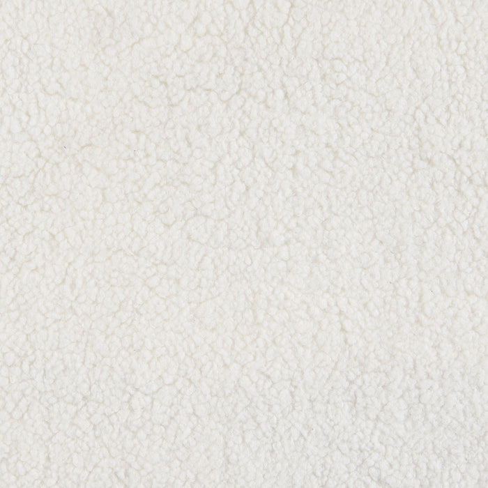 Hudson Faux Sheepskin Upholstered Swivel Chair Natural