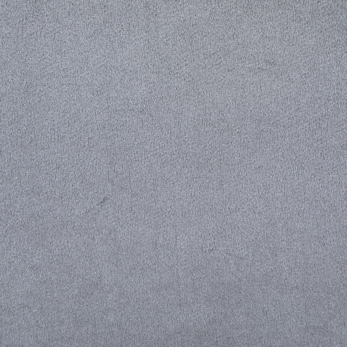 Farrah Velvet Upholstered Rolled Arm Storage Bench Silver